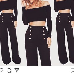 Naked Wardrobe High Waist Trousers Size Large